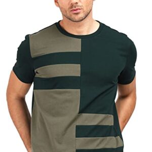 AELOMART Men’s T Shirt-(Amt250105-P_Green)