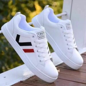 Robbie Jones White Sneakers for Men