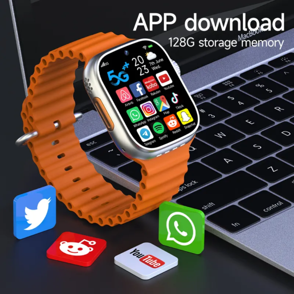 S9 Ultra Pro 5G Smart watch With Dual Camera 4/64GB - Image 3