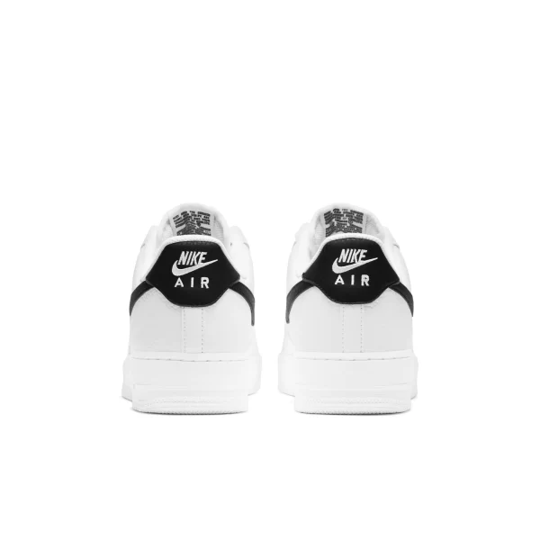 Nike White & Black Air Force Sneakers - Image 4