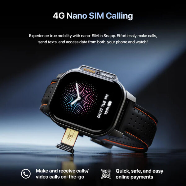 Fire-Boltt 4G Smartwatch | All-in-One Android | Fitness + Play Store + Stylish Look - Image 6
