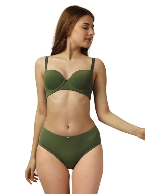 Medium Coverage Padded Wired Bra with mid Panty (set of 2) - Image 8